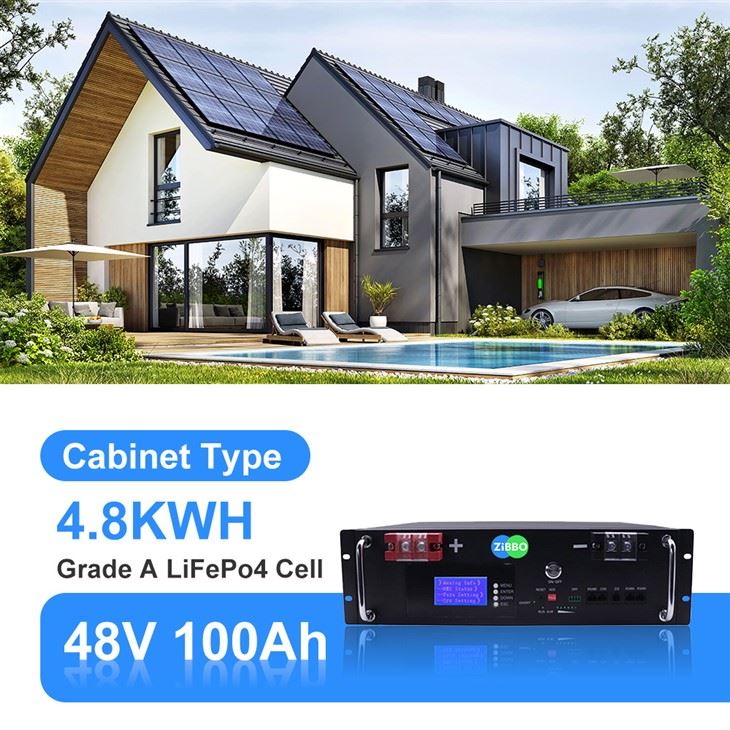 48V 100AH LiFePO4 Phosphate Rack Mountable Battery