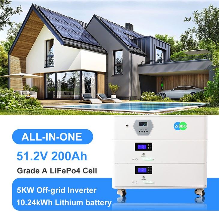 51.2V 100AH Stacked Energy Storage