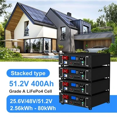 20kWh 400AH 51,2V de alta capacidade de alta capacidade de bateria de lítio