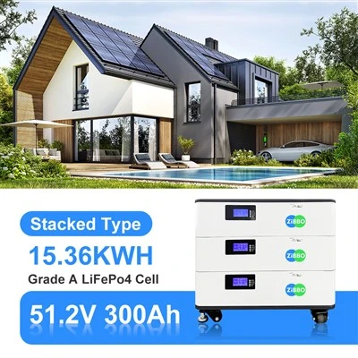 Ciclo de longa vida empilhado solar residencial da bateria 51.2V 300Ah do armazenamento de energia 15KWH