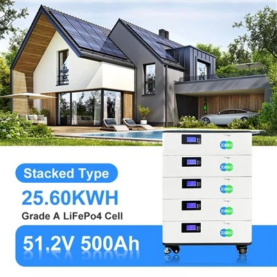 Armazenamento residencial solar da bateria de 51.2V 500Ah 25.6kwh